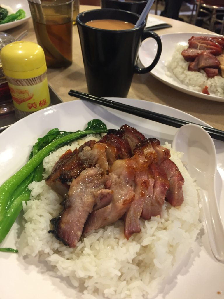 char siu pork lung kee restaurant hong kong