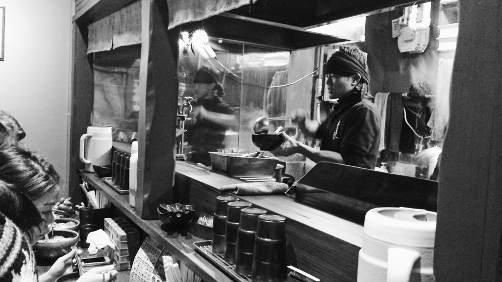 ramen alley susukino sapporo hokkaido japan